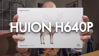 Drawing Tablet In Your BAG  Huion H640P Review [upl. by Ellerihs]