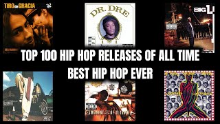 Top 100 Best Hip Hop Releases Of All Time Best Hip Hop Ever [upl. by Evetta]