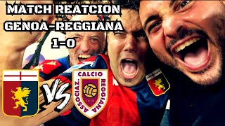 TRASCINATI dal MESSIA ESPLODO  GENOA 10 REGGIANA LIVE REACTION [upl. by Leizo883]