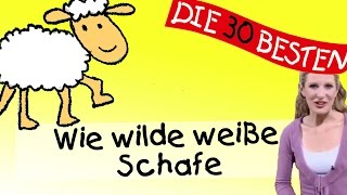 Wie wilde weiße Schafe  Anleitung zum Bewegen  Kinderlieder [upl. by Salahcin]