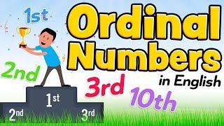 Ordinal numbers in English [upl. by Ailuig]