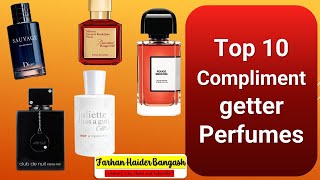 Top 10 fragrance which is compliment getter Perfumes [upl. by Dihahs]