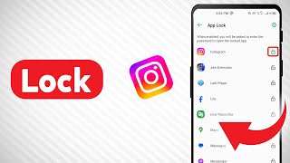 How to Lock Instagram App Updated [upl. by Tessi]