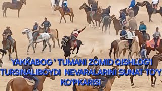 22102024 Qashqadaryo v Yakkabog t Zomid MFY TURSINALIBOYDI nevaralarini sunat toyi kopkarisi [upl. by Taima]