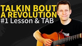 How to play Talking about a revolution Guitar Lesson amp TAB  Tracy Chapman [upl. by Chamberlain]