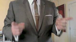 How to Tie a Tie  Mad Men Style [upl. by Aillemac]