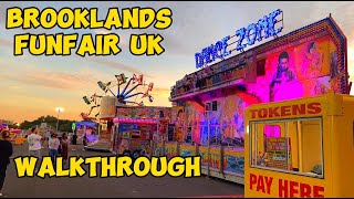 FUNFAIR amp RIDES  FULL WALKTHROUGH BROOKLANDS FUNFAIR UK OCTOBER 2023 [upl. by Grewitz]