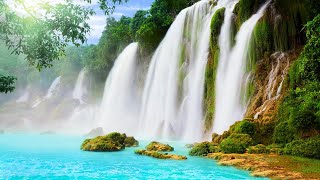 Relaxing sleep music for babies  with Beautiful Waterfall sounds  Nature Sounds  Healing Music [upl. by Decker608]