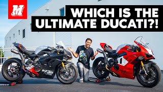 Ducati Panigale V4R vs V4 SP2 Whats Different [upl. by Fernandina]