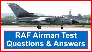 RAF AIRMAN TEST Questions and Answers [upl. by Ondine751]