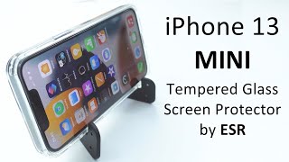 iPhone 13 Mini Tempered Glass Screen Protector by ESR [upl. by Lav]