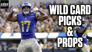 NFL Wild Card Round Picks Updates Props and Best Bets  Drew amp Stew [upl. by Madi]