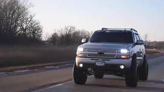 8IN LIFTED CHEVY TAHOE LIFTEDHOES [upl. by Yelwah181]