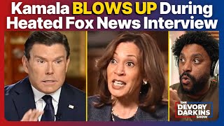 Kamala BLOWS UP During Heated FOX NEWS Interview [upl. by Chon341]