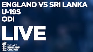 🔴 LIVE England U19s v Sri Lanka U19s  2nd ODI [upl. by Nepean]