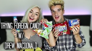 Trying Weird Candy W Drew MacDonald  Maddi Bragg [upl. by Deegan]