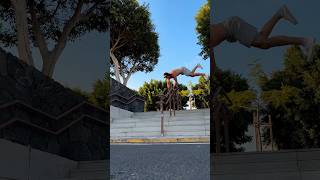 Walking handstand 🤙🏼😤calisthenics handstandpushup handstand workout reels [upl. by Borlow]