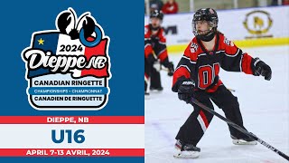 CRC 2024 Playoffs  Dieppe UniPlex U16 Team Alberta vs Zone 2 Blaze [upl. by Goff]