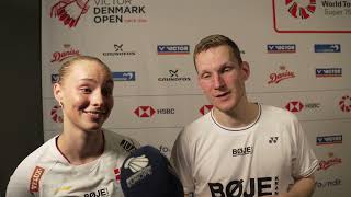 Alexandra Bøje  Robin Tabeling 🇩🇰🇳🇱 on their first victory as a pair [upl. by Colan53]