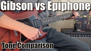 Gibson SG vs Epiphone G1275 Guitar Tone Comparison  American Made Gibson vs Korean Made Epiphone [upl. by Sharron]