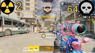 ☢️2 NUKE SNIPER 64Kills  Call Of Duty Mobile [upl. by Conlen]