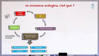 La croissance endogène  1 notion en 2 minutes [upl. by Rodenhouse207]