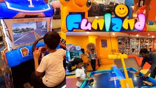 Funland indoor amusement park 🤩🤩Dindigul funland  chennai silks😊 [upl. by Eirok]