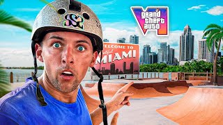 Je Teste le Skatepark de GTA 6 à Miami [upl. by Hassin139]