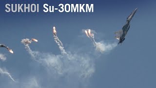 Sukhoi Su30MKM Dances in the Sky over Singapore with Thrust Vectoring Maneuvers – AINtv [upl. by Dosi]