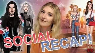 Stardoll Social Recap Episode 44 Real life styles  much more [upl. by Naesyar159]