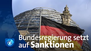 Bundesregierung setzt auf Sanktionen gegen Russland [upl. by Mayce]