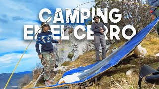 Camping en el cerro CON LA GANG A BAJO CERO 🥶  12 [upl. by Orlena]