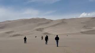 Surreal Dunes at the Great Sand Dunes National Park and Preserve Colorado USA 2021 [upl. by Nedda]