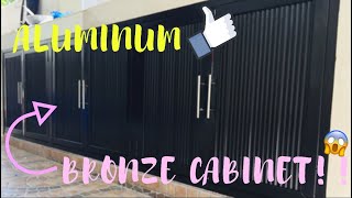 CABINET SA ILALIM NG LABABO GAMIT ANG BRONZE ALUMINUM V5 [upl. by Lulita55]