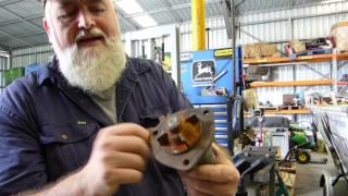 How to fit a new seal into an early TEA20 tractor water pump [upl. by Zellner387]