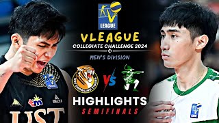 UST VS DLSU Full Game Highlights  SEMIFINALS Game 3  VLeague Collegiate Challenge 2024 [upl. by Enyalahs]