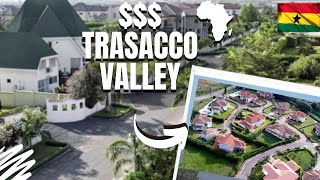 The Real Trasacco Valley Estates  Rich Neighborhoods In Accra  Ghana Africa quartier résidentiel [upl. by Babbette807]