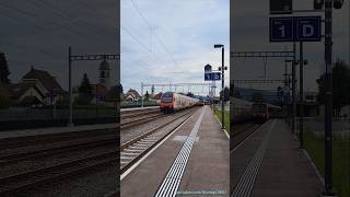 Vier Zugsichtungen beim Bahnhof Rupperswil [upl. by Fulks]