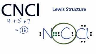 CNCl Lewis Structure How to Draw the Lewis Structure for CNCl [upl. by Lynna]