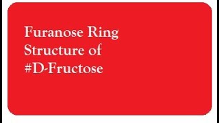 Furanose structure of Fructose  BSc 3rd year  Carbohydrates [upl. by Esirehs]