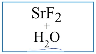 SrF2  H2O Strontium fluoride  Water [upl. by Fuhrman]