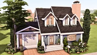 Small Base Game Family House 🏡 The Sims 4 Speed Build  No CC [upl. by Si]