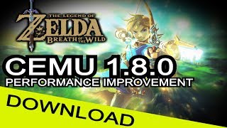 Cemu 180 DOWNLOAD  test ZELDA BREATH OF THE WILD [upl. by Cristy]