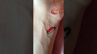 Temporary tattooshortvideo tattooideas tattoodesign  trending  viral video [upl. by Atse]