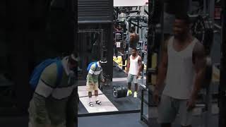 ELITE POWERLIFTER Anatoly SHOCKED Bodybuilders in a anatoly gym fitness viral shorts [upl. by Nogras]