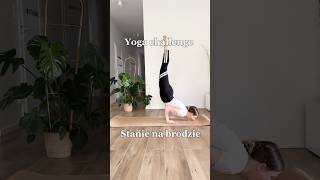 🔥🧘🏼JOGA WYZWANIE Stanie na brodzie chin stand 😱 [upl. by Aihpled]