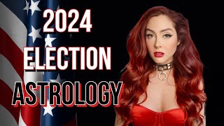 2024 ELECTION ASTROLOGY kamala harris vs donald trump US POLITICAL PREDICTIONS EXPLAINED [upl. by Meggie]