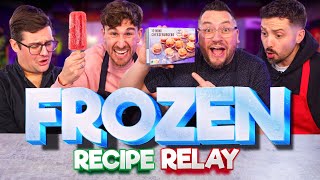 FROZEN INGREDIENTS ONLY Recipe Relay Challenge  Pass It On S3 E13 [upl. by Nanor292]