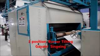 2 burner Gas Singeing Machine for cotton fabric [upl. by Crandall986]