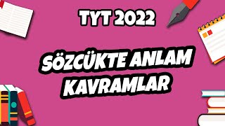 Sözcükte Anlam 1 Kavramlar  TYT Türkçe 2022 hedefekoş [upl. by Coffee128]